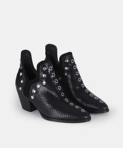 Calzadocalzado MICUIR Botines De Tacon | Punky Boots Special Edition Negro 6Cm