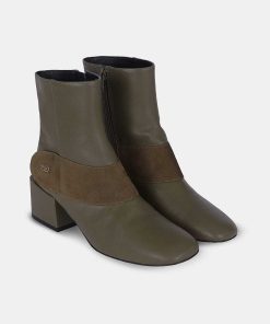 Calzadocalzado MICUIR Botines De Tacon | Duomo Boots Kaki 6Cm