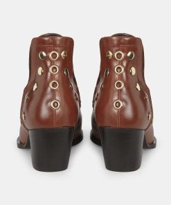 Calzadocalzado MICUIR Botines De Tacon | Punky Boots Special Edition Marron 6Cm