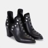 Calzadocalzado MICUIR Botines De Tacon | Punky Boots Negras Con Tacon 7Cm