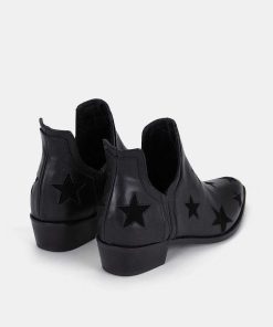 Calzadocalzado MICUIR Botines Planos | Star Boots Negras 4Cm