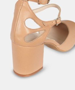 Calzadocalzado MICUIR Zapatos De Tacon | Maria Salon Nude 7Cm