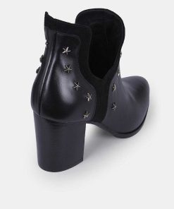 Calzadocalzado MICUIR Botines De Tacon | Nay Boots Negro Tacon 7Cm