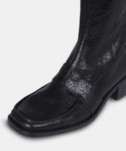 Calzadocalzado MICUIR Botines Planos | Fontana Boots Negro 4,5Cm