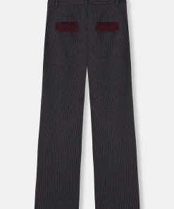 Ropa MICUIR | Pantalon Victoire Gris Y Burdeos