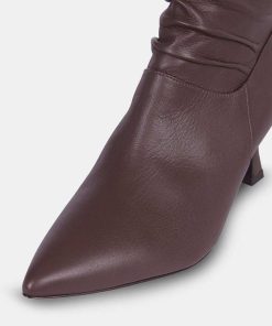 Calzadocalzado MICUIR Botines De Tacon | Barona Boots Marron 7 Cm