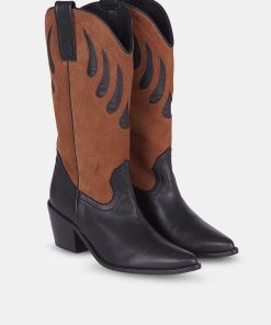 Calzadocalzado MICUIR Botas Cowboy | Mestizo Boots Tacon Combinada 7Cm