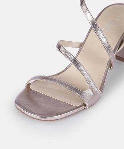 Calzadocalzado MICUIR Sandalias De Tacon | Genara Plata 7Cm