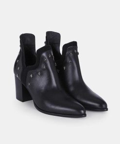 Calzadocalzado MICUIR Botines De Tacon | Nay Boots Negro Tacon 7Cm