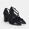 Calzadocalzado MICUIR Zapatos De Tacon | Genoveva Negro 8Cm