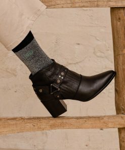 Accesorios MICUIR | Calcetines Glitter Negro