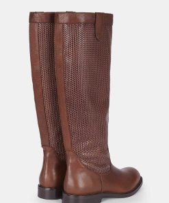 Calzadocalzado MICUIR Botas De Cana Alta | Mexa Boots Marron 2,5Cm