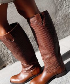 Calzadocalzado MICUIR Botas De Cana Alta | Mexa Boots Marron 2,5Cm