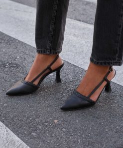 Calzadocalzado MICUIR Zapatos De Tacon | Isola Negro 7Cm