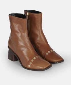 Calzadocalzado MICUIR Botines De Tacon | Filipa Boots Cuero 6Cm