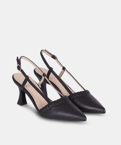 Calzadocalzado MICUIR Sling Back | Isola Negro 7Cm