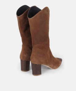 Calzadocalzado MICUIR Botas De Cana Alta | Gigi Boots Caramelo 6,5Cm