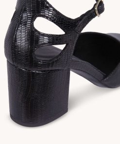 Calzadocalzado MICUIR Zapatos De Tacon | Maria Salon Negro 7Cm