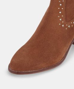 Calzadocalzado MICUIR Botines De Tacon | Cayetana Boots Ante Camel 6Cm