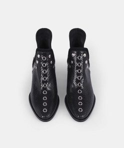 Calzadocalzado MICUIR Botines De Tacon | Punky Boots Special Edition Negro 6Cm