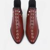Calzadocalzado MICUIR Botines Planos | Punky Boots Avellana 4Cm