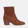 Calzadocalzado MICUIR Botines De Tacon | Cayetana Boots Ante Camel 6Cm