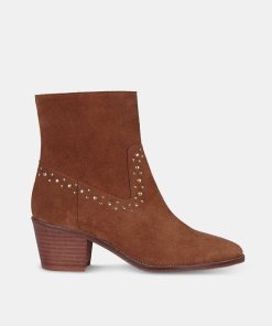 Calzadocalzado MICUIR Botines De Tacon | Cayetana Boots Ante Camel 6Cm