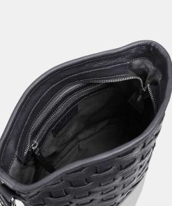 Bolsos MICUIR | Bolso Trenzado Freda Negro