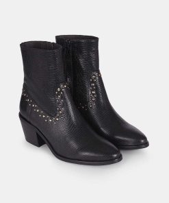 Calzadocalzado MICUIR Botines De Tacon | Cayetana Boots Negro 6Cm