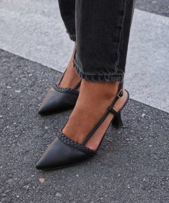 Calzadocalzado MICUIR Sling Back | Isola Negro 7Cm