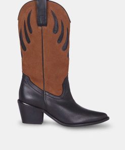 Calzadocalzado MICUIR Botas Cowboy | Mestizo Boots Tacon Combinada 7Cm