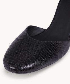 Calzadocalzado MICUIR Zapatos De Tacon | Maria Salon Negro 7Cm