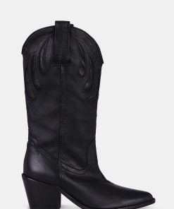 Calzadocalzado MICUIR Botas Cowboy | Mestizo Boots Tacon Negro 7Cm