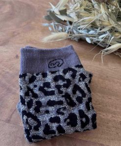 Accesorios MICUIR | Pack 2 Calcetines Glitter Leopardo