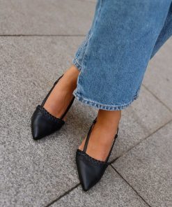 Calzadocalzado MICUIR Sling Back | Isola Negro 7Cm