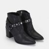 Calzadocalzado MICUIR Botines De Tacon | Petra Boots Negras 7Cm