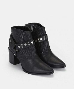 Calzadocalzado MICUIR Botines De Tacon | Petra Boots Negras 7Cm