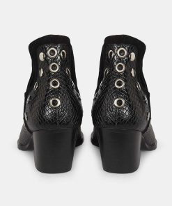 Calzadocalzado MICUIR Botines De Tacon | Punky Boots Special Edition Negro 6Cm