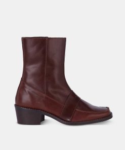 Calzadocalzado MICUIR Botines Planos | Fontana Boots Marron 4,5Cm