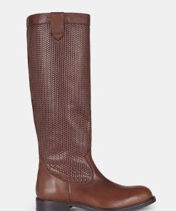 Calzadocalzado MICUIR Botas De Cana Alta | Mexa Boots Marron 2,5Cm